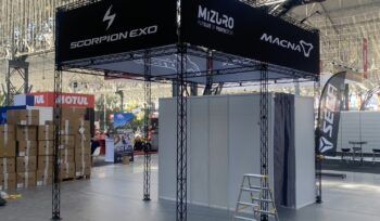 Stand L 6m x l 4m x H 4m cu pazie personalizata pe contur de 1m
