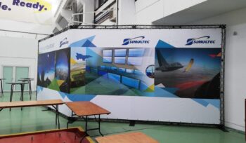 Perete modular în unghi cu L 5m x l 4m x H 3m